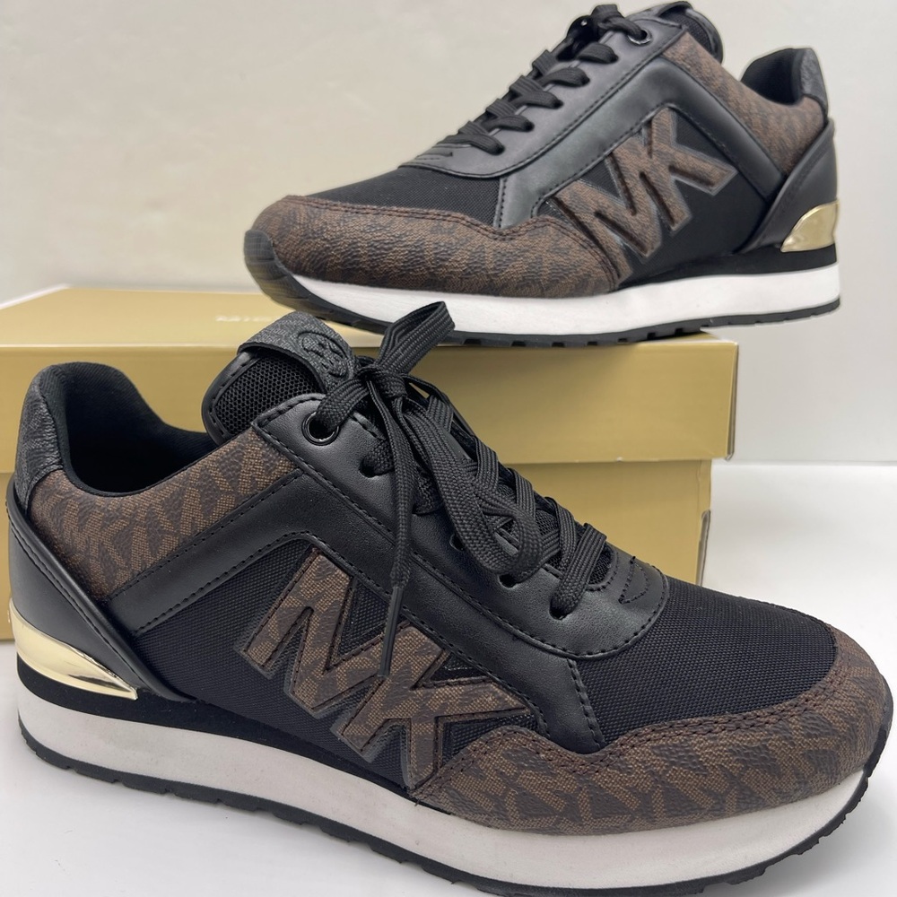 Michael Kors MADDY TRAINER MK SIG SM/MK PATCH
49F1MAFS1B Athletic Sneakers
Brown - Picture 13 of 16